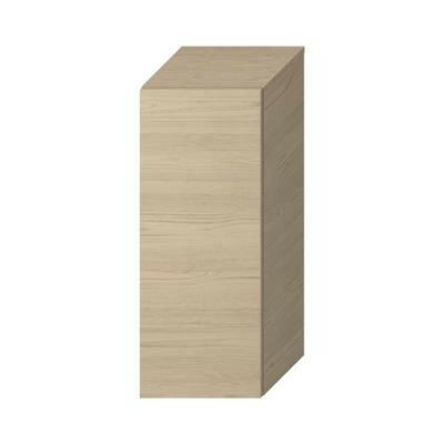 Jika Mio - N középmagas szekrény, 1 ajtós, balos/jobbos, 2 üvegpolccal, kőris, 81x31,9x32,1 cm ( H43J7111303421 )