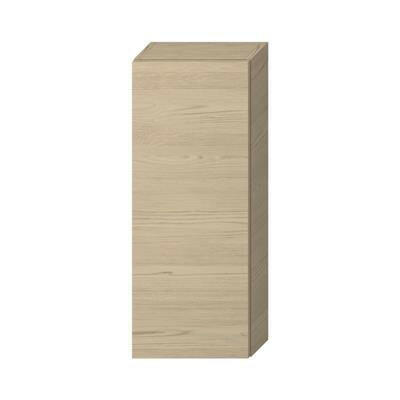 Jika Mio - N közepesen mély szekrény, 1 ajtós, balos/jobbos, 2 üvegpolccal, kőris, 81x15,5x32 cm ( H43J7141303421 )