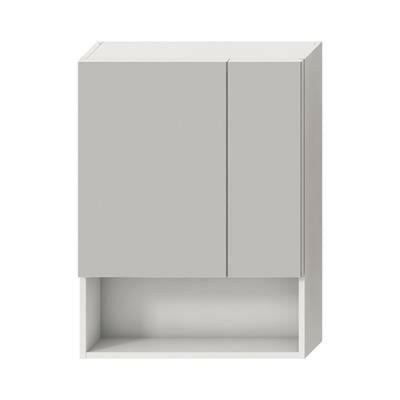 Jika Lyra Plus tükrös szekrény, fehér, 60x15,3x80 cm (H4532410383041)