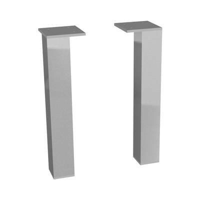 Jika Cube láb alsószekrényhez, króm, 1 pár, 23,5x6x6 cm ( H4944021760001 )