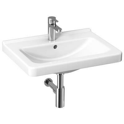Jika Cubito Pure mosdó 65x48,5 cm, túlfolyóval, csaplyuk nélkül, fehér (H8104240001091)