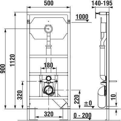 Jika Fluxor modul fali wc - hez,nyomógombbal (H8936440000001)