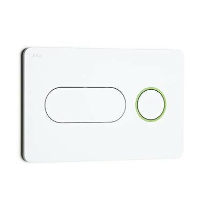 Jika PL8 nyomólap, matt króm/fényes gyűrűvel, dual flush (H8936460070001)