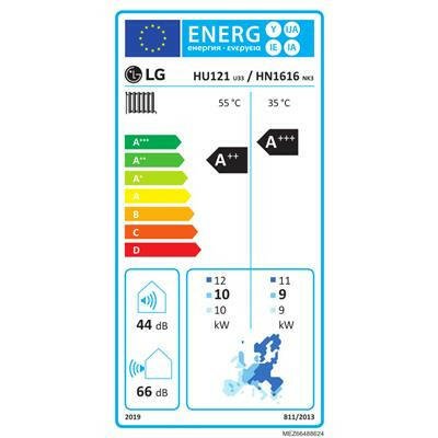 LG Therma - V - HN1616.NK3 + HU121.U33 - osztott hőszivattyú 12,0 kW (R410A)