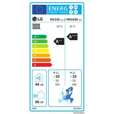LG Therma - V - HN1639.NK3 + HU143.U33 - osztott hőszivattyú 14,0 kW (R410A)