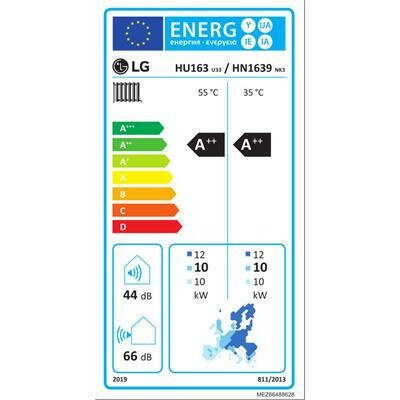 LG Therma - V - HN1639.NK3 + HU163.U33 - osztott hőszivattyú 16,0 kW (R410A)