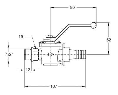 Mofém kazántöltő 1/2" 113 - 0010 - 00