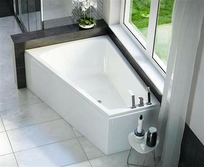 M-Acryl Trinity fürdőkád 160x120 cm + láb jobbos (cikkszám: 12132)-1