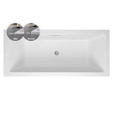M-Acryl Sabina Slim Pro 170x75 kád vízszintes túlfolyó nyílással-0