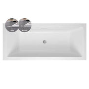 M - Acryl Sabina Slim Pro 180x80 kád vízszintes túlfolyóval