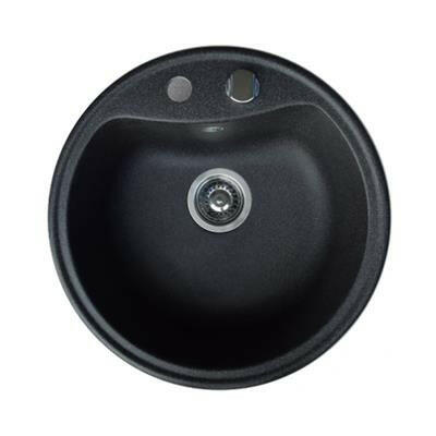 Marmorin Isao 1 medencés kerek gránit mosogató (black) 250 803 002