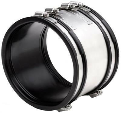 MÜCHER PVC ETERNIT csőtoldó gumi MSC 250 225 - 250mm fém palásttal
