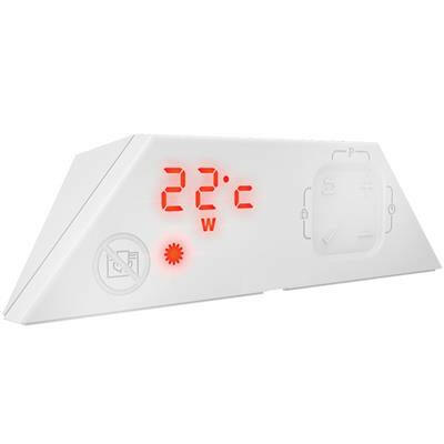 Nobo Oslo fűtőpanel keskeny, 1250 W, 20x153 cm, NCU 2Te energiatakarékos termosztáttal (NTL2N 12+2Te)
