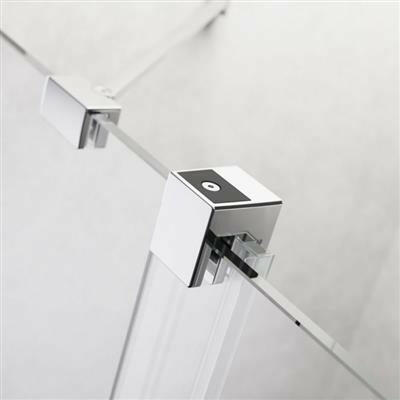 Radaway Furo DWJ 120 B zuhanyajtó, átlátszó, balos (cikkszám: 10107622 - 01 - 01L)