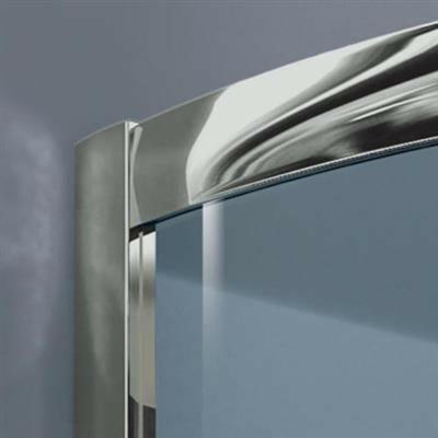 Radaway Classic A 80x80 zuhanykabin íves, átlátszó üveg, króm keret 30010 - 01 - 01