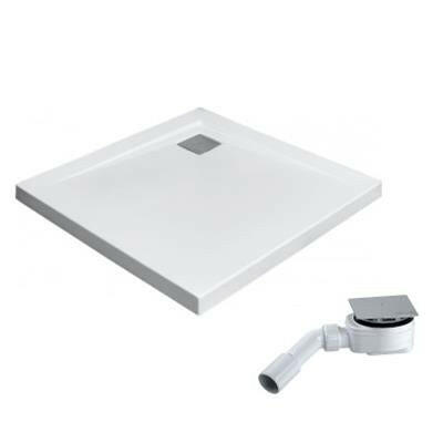 Radaway Argos C zuhanytálca 90x90 cm akril, lapos, R399 szifonnal 4AC99 - 01
