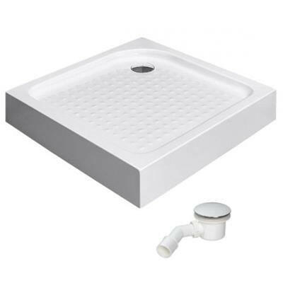 Radaway Rodos C zuhanytálca 80x80 cm akril, előlapos, lábbal, ST90 szifonnal 4K88155 - 04