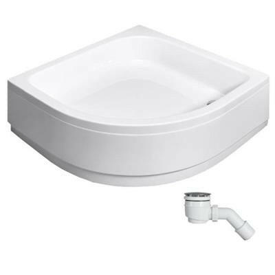 Radaway Samos A zuhanytálca 90x90 cm akril, lábbal, levehető előlappal, ST50 szifonnal 4S99300 - 03