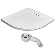 Radaway Giaros A zuhanytálca 90x90 cm műmárvány, lapos, 5SL1 szifonnal MKGA9090 - 03