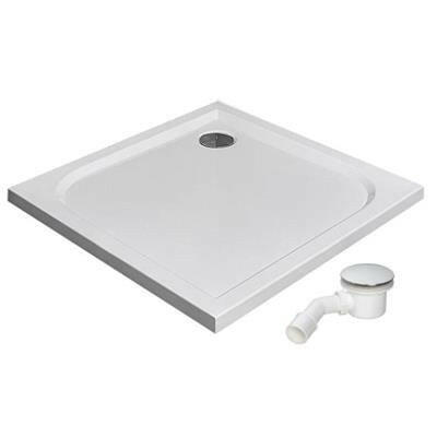 Radaway Delos C zuhanytálca 90x90 cm akril, lapos, ST90 szifonnal SDC0909 - 01