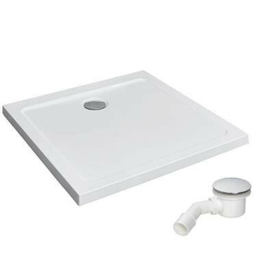 Radaway Doros C zuhanytálca 90x90 cm akril, lapos, ST90 szifonnal SDRC9090 - 01