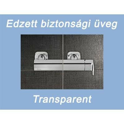 Ravak PDOP2-100 zuhanyajtó krómhatású + transparent-3