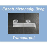 Ravak SMSD2 100 A zuhanyajtó króm + transparent jobbos-3