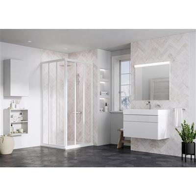 Ravak ASRV3 - 90 198 zuhanykabin, szatén+Transparent üveg ( 15V70UR2Z1 )