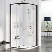 Ravak PSKK3 90 zuhanykabin fekete + Transparent ( 37677300Z1 )