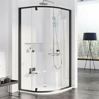 Ravak PSKK3 90 zuhanykabin fekete + Transparent ( 37677300Z1 )