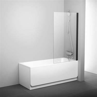 Ravak PVS1 80 kádparaván fekete + Transparent ( 79840300Z1 )