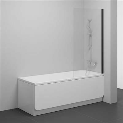 Ravak NVS1 - 80 kádparaván, fekete + Transparent ( 7O840300Z1 )