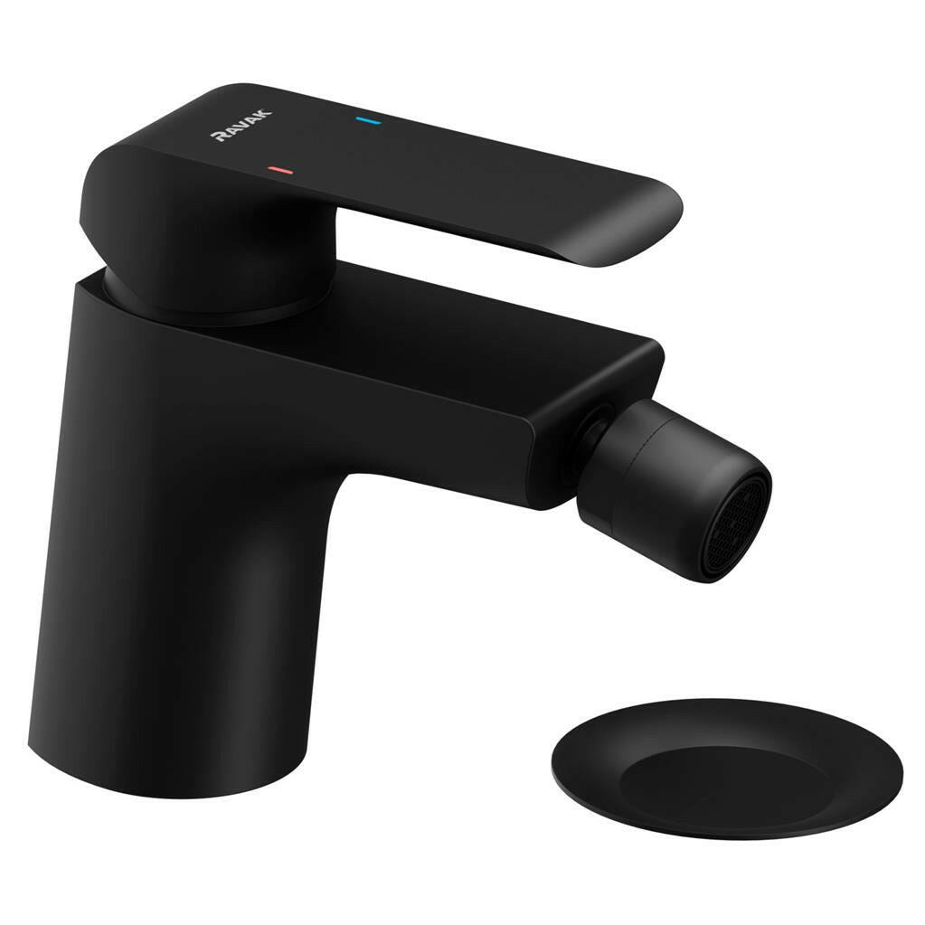 Ravak Flat Black bidé csaptelep Click - Clack, fekete FL 055.20 (X070178)